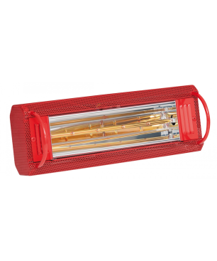 BURDA CVH Heizstrahler (2000 Watt, Raumgröße: 12 m², Rot)