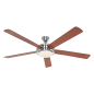 CASAFAN Titanium Deckenventilator Nussbaum (80 Watt)