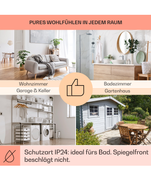 KLARSTEIN La Palma Smart 750 W black Infrarotheizung (750 Watt)