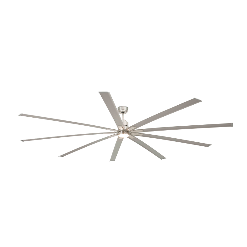 FARO Manhattan Deckenventilator Grau / Silber (56 Watt, Durchmesser	244 cm)