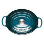 LE CREUSET Bräter oval 29 cm Topf Metall blau