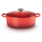 LE CREUSET Bräter oval 29 cm Topf Metall rot