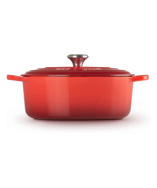 LE CREUSET Bräter oval 29 cm Topf Metall rot