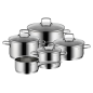 WMF 0780556040 Astoria 5-tlg. Topf-Set Cromargan® Edelstahl rostfrei 18/10