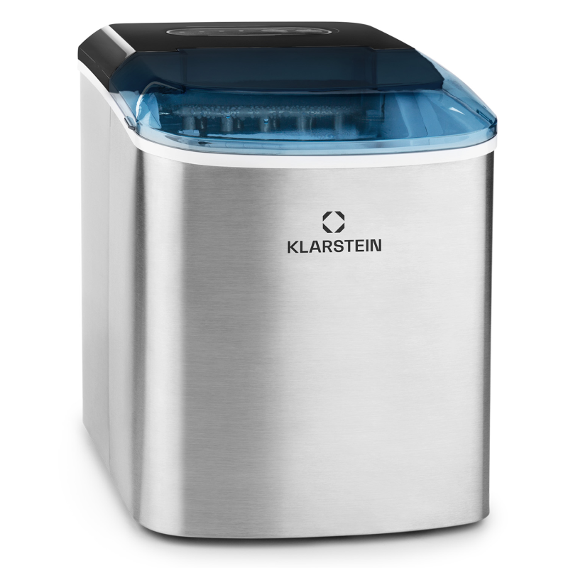 KLARSTEIN On-The-Rocks Eiswürfelmaschine (120 Watt, Silber)