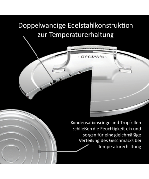 SAVEUR T19-007-3 Kasserolle Gusseisen