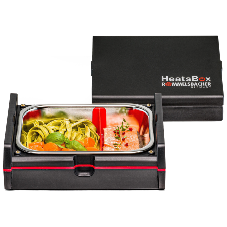 ROMMELSBACHER HB 100 HeatsBox® Elektrisch beheizbare Lunchbox Schwarz