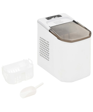 VIDAXL 50755 Eiswürfelmaschine (112 Watt, Weiß)