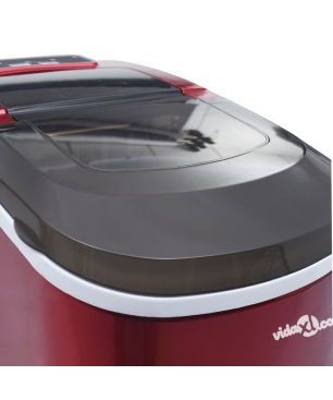 VIDAXL 51100 Eiswürfelmaschine (112 Watt, Rot)