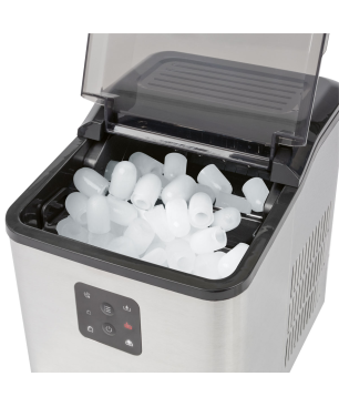 PROFICOOK PC-EWB 1253 Eiswürfelmaschine (120 Watt, Silber)