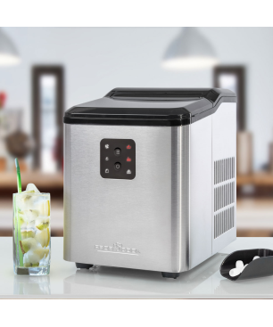 PROFICOOK PC-EWB 1253 Eiswürfelmaschine (120 Watt, Silber)