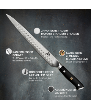 KLARSTEIN Carving knife 10" Küchenmesser