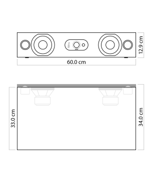 NUBERT nuBoxx AS-225 max Soundbar aktiv | Soundplate, Weiß
