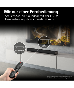 LG DS40Q, Soundbar, Black