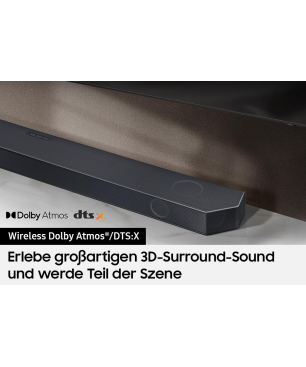 SAMSUNG HW-Q995GC/ZG, Soundbar, Titanschwarz