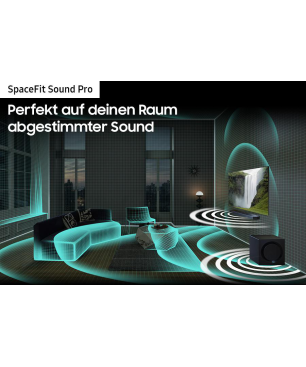 SAMSUNG HW-Q995GC/ZG, Soundbar, Titanschwarz