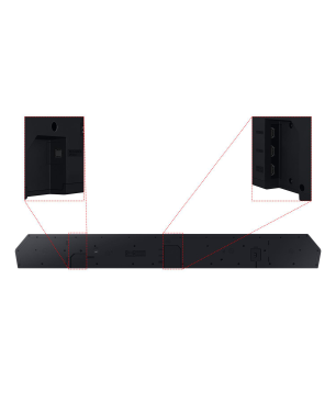 SAMSUNG HW-Q995GC/ZG, Soundbar, Titanschwarz