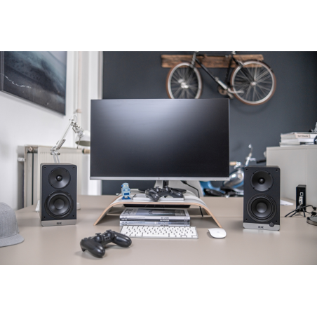 ELAC Debut Connex DCB41 Lautsprecher, Schwarz Dekor)