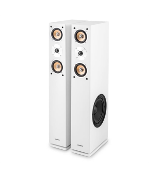 AUNA Linie 501 FS WH Standlautsprecher, Weiß