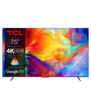 TCL 75 P 735 LED TV (Flat, 75 Zoll / 190,5 cm, UHD 4K, SMART TV, GOOGLE TV)