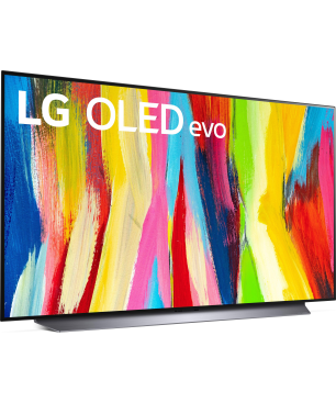LG OLED 48 C 24 LA.AEU OLED evo TV (Flat, 48 Zoll / 121 cm, UHD 4K, SMART TV, webOS 22 )