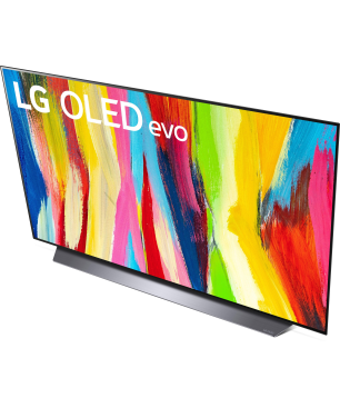 LG OLED 48 C 24 LA.AEU OLED evo TV (Flat, 48 Zoll / 121 cm, UHD 4K, SMART TV, webOS 22 )