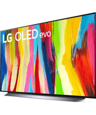 LG OLED 48 C 24 LA.AEU OLED evo TV (Flat, 48 Zoll / 121 cm, UHD 4K, SMART TV, webOS 22 )