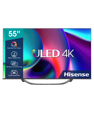 HISENSE 55U77HQ LED TV (Flat, 55 Zoll / 139 cm, UHD 4K, SMART TV, VIDAA U6)