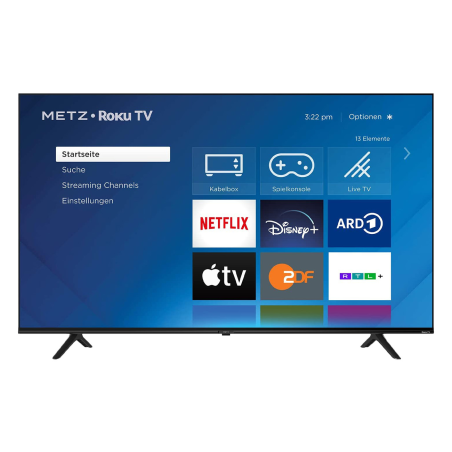 METZ BLUE 50MUD6001Z 4K TV (Flat, 50 Zoll / 126 cm, UHD 4K)