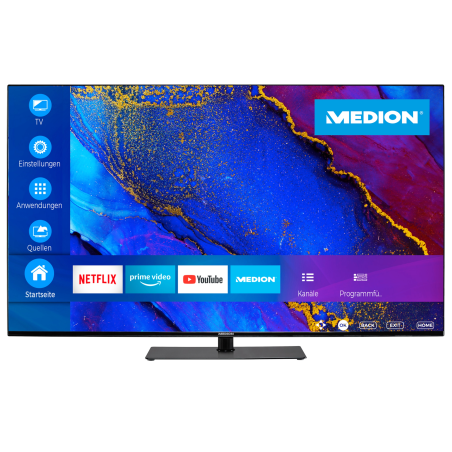 MEDION LIFE® X15026 Fernseher (Flat, 49,5 Zoll / 125,7 cm, HD)