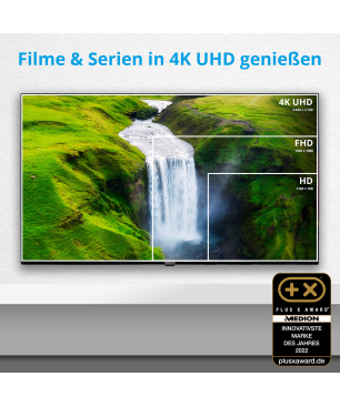 MEDION LIFE® X15026 Fernseher (Flat, 49,5 Zoll / 125,7 cm, HD)