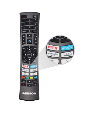 MEDION LIFE® X15026 Fernseher (Flat, 49,5 Zoll / 125,7 cm, HD)