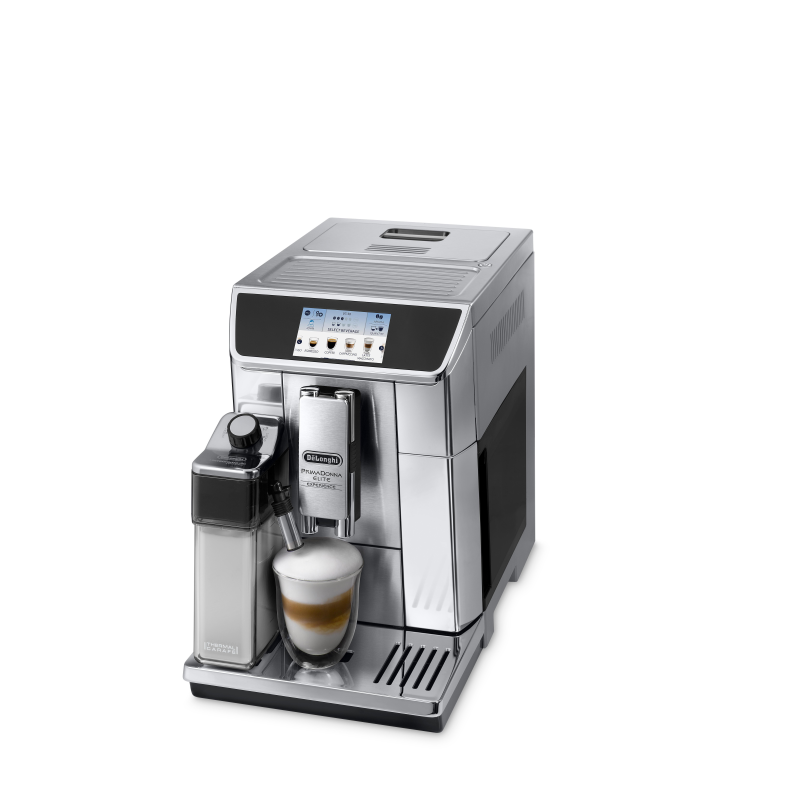 DELONGHI PrimaDonna Elite Experience ECAM656.85.MS Kaffeevollautomat Silber/Schwarz