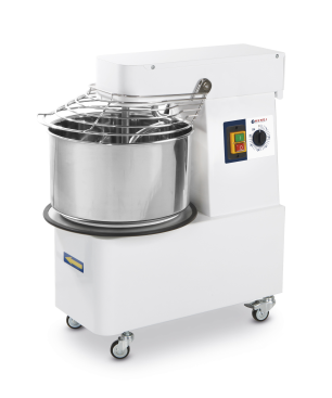 HENDI Spiralmischer mit festem Kopf und Schüssel Küchenmaschine farbig (370 Watt)