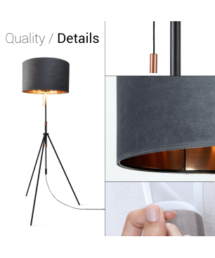 PACO HOME NAOMI Uni-Design Stehleuchte