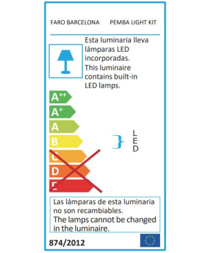FARO Pemba Deckenventilator Weiß