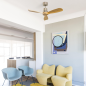 FARO Mini Lantau Deckenventilator Kiefer / Pinie (55 Watt)