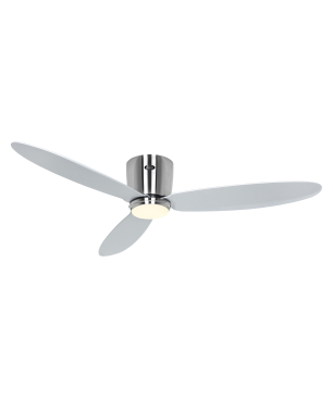 CASAFAN Eco Plano II LED Deckenventilator Grau / Silber (28 Watt, 202 U/Min.)