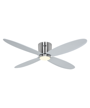 CASAFAN Eco Plano II LED Deckenventilator Grau / Silber (28 Watt, 202 U/Min.)
