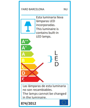 FARO Nuu Deckenventilator Weiß (35 Watt)