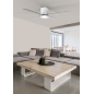 LEDS C4 Zonda IoT Deckenventilator Transparent (31 Watt)