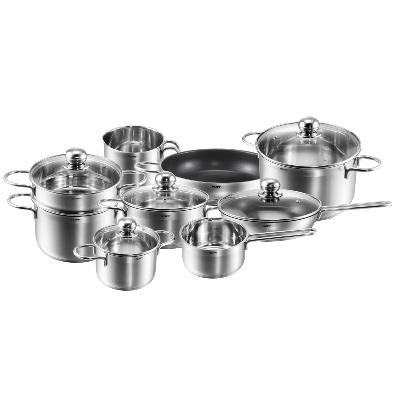 KOPF Josie Topf-Set Edelstahl