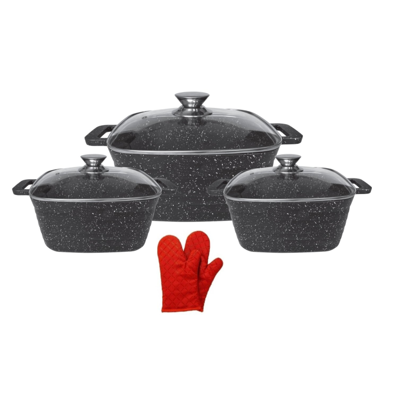 CHEFFINGER SQC01 Topf-Set Aluminium