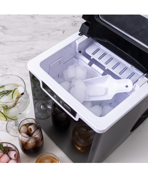 BLUMILL Cooking Eiswürfelmaschine (105 Watt, Schwarz)