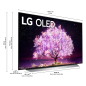 LG OLED 48 C 17 LB.AEU OLED TV (Flat, 48 Zoll / 121 cm, UHD 4K, SMART TV)