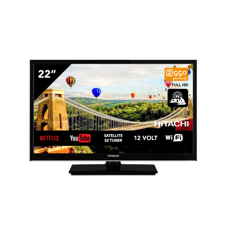 HITACHI 22HE4002 22 Zoll LED TV (Flat, 22 Zoll / 56 cm, Full-HD, SMART TV)
