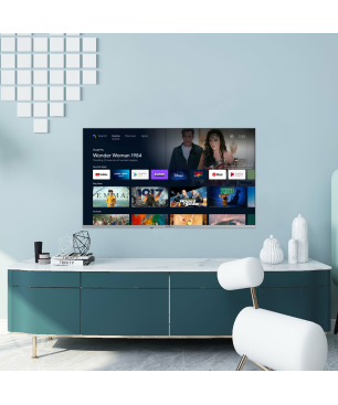 SMART TECH 65 Zoll QLED Smart TV 65QA20V3 LED TV (Flat, 65 Zoll / 164 cm, UHD 4K, SMART TV, android 11.0)