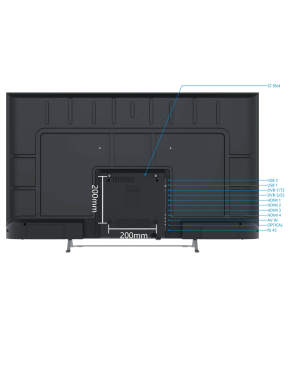 SMART TECH 65 Zoll QLED Smart TV 65QA20V3 LED TV (Flat, 65 Zoll / 164 cm, UHD 4K, SMART TV, android 11.0)
