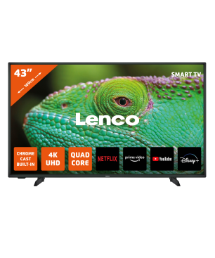 LENCO LED-4353BK LED TV (Flat, 43 Zoll / 109 cm, HD, SMART TV, Android)