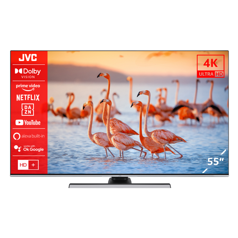JVC LT-55VU8156 LED TV (Flat, 55 Zoll / 139 cm, UHD 4K)